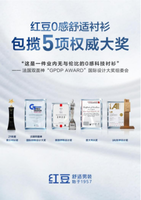 喜訊!紅豆舒適男裝設計師獲評"2023江蘇省優(yōu)秀服裝設計師"